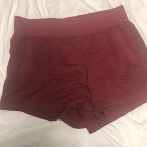 Maroon shorts
